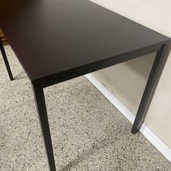 Black Kitchen Table 43.5"W x 26.5D 🚚 extra Mesa de cocina