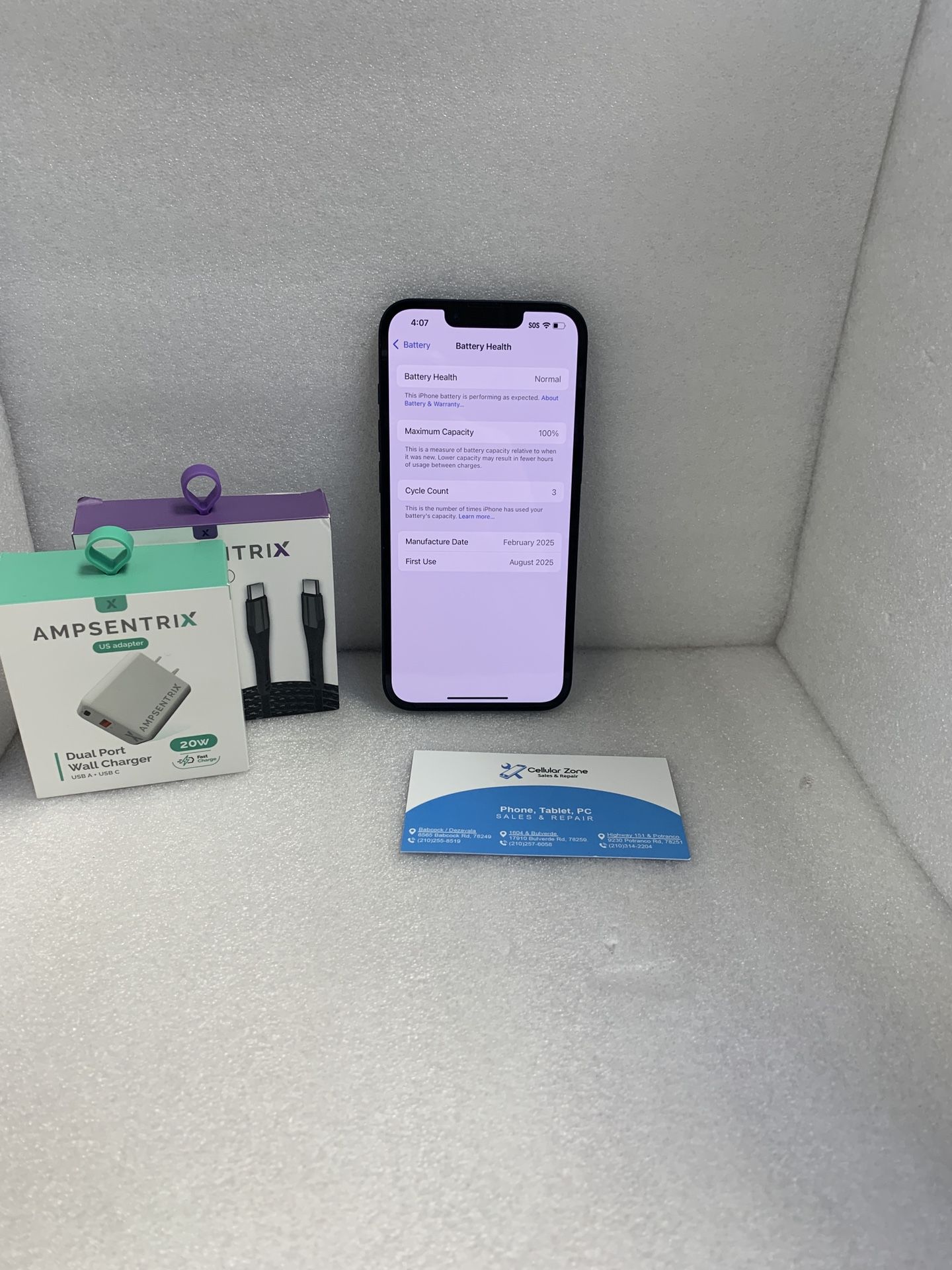 Apple iPhone 16 E 128gb AT&T/ Cricket Black Babcock