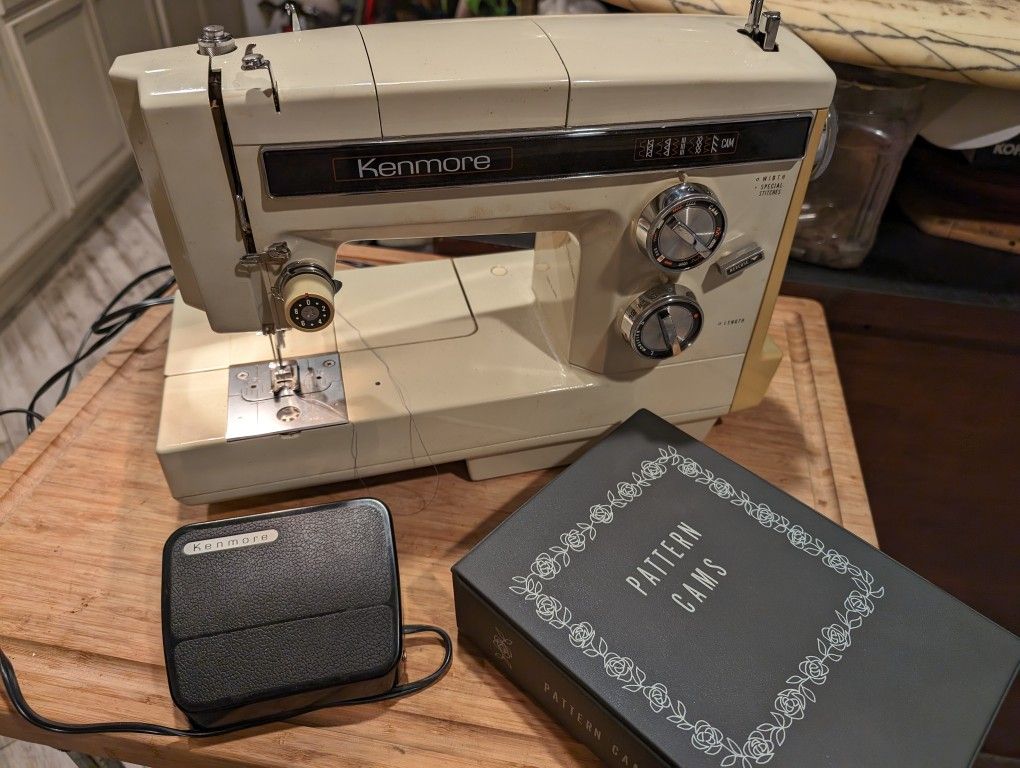 Sears Kenmore Vintage Sewing Machine Model 158 Good Shape Please Read Made In Japan