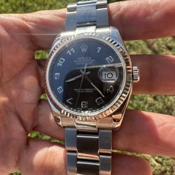 Rolex Date Just 36mm Computer Dial 