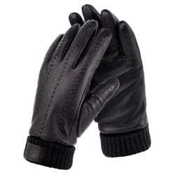 New Men’s Genuine Sheepskin Leather Gloves with Thinsulate Insulation