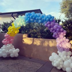 Balloon Rainbow Arch
