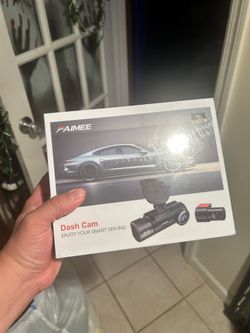 FAIMEE 4K+2K+2K 3 Channel Dash Cam Front and Rear, 128GB Card Included, Dash Camera for Cars 5.8G/2.4G Dual Wifi, Built-in GPS, Night Vision, WDR, 170