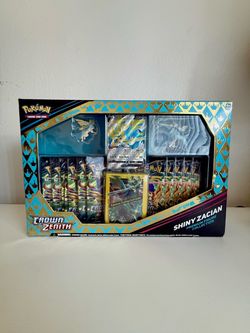 Pokémon Crown Zenith Shiny Zacian Premium Figure Collection