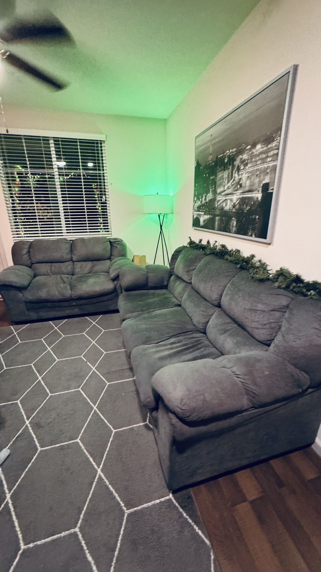 Loveseat and Sofa