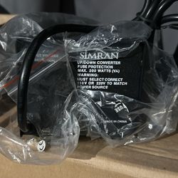 220V to 110V Power Converter – Step Up / Step Down Voltage Transformer (Works Both Ways)