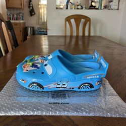 Crocs Crocband Clog Cars Lightning McQueen Dinoco Size 10