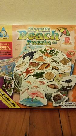 Beach magnetic puzzle - NIB