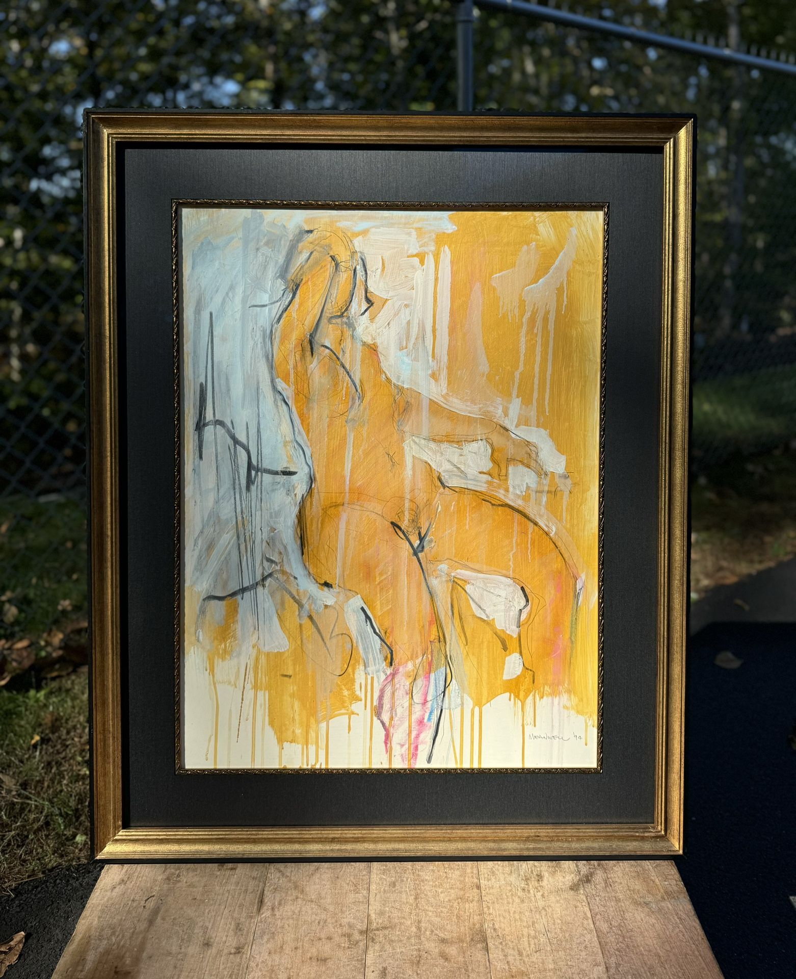 Beautiful Jack Meanwell 1994 Figural Watercolor