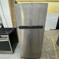 Whirlpool 28”  Stainless Steel Top And Bottom Refrigerator 