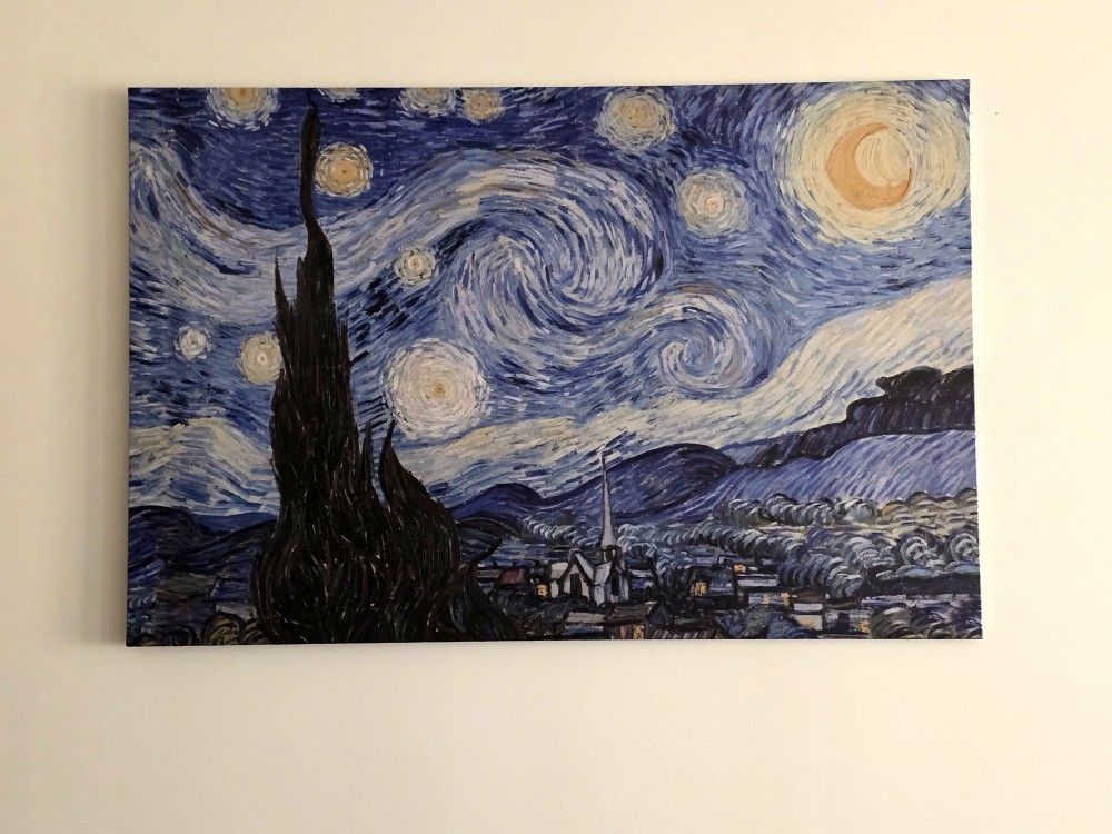 Large Starry Night Canvas
