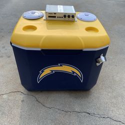 Chargers Cooler With Bluetooth
