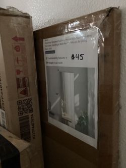 ShatterVue Full Body Mirror Gold 56in — $45