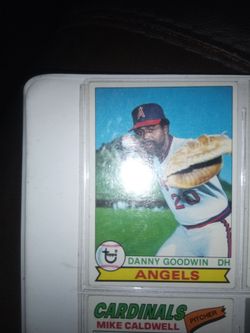 1975 Danny Goodwin vintage baseball card
