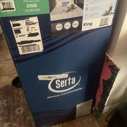 NEW Serta Perfect Sleeper King Mattress – 12” Gel Memory Foam (Still in Box!)