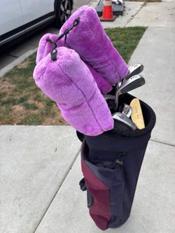 Ladies and men’s golf club sets right handed with bags