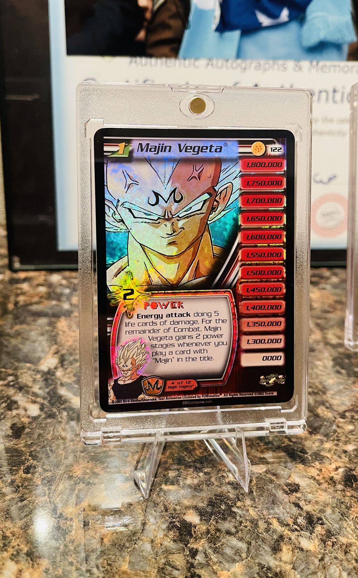 Dragon Ball z Ultra Rare Cards