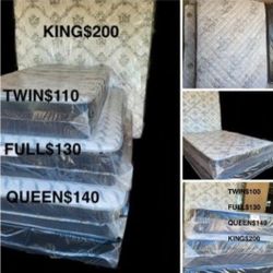 Mattresses King Queen Full Twin 