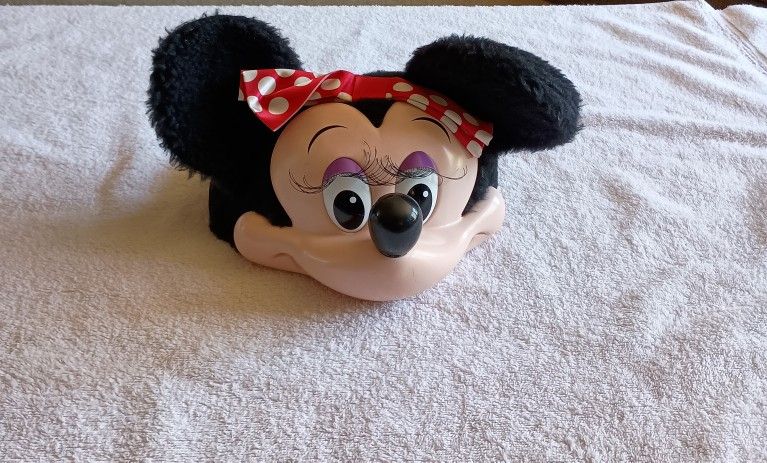 Vintage 1990's Disney Minnie Mouse 3-D Snapback Hat