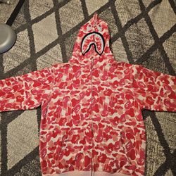 Pink Bape Hoodie
