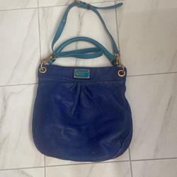 Blue Leather Marc By Marc Jacobs Bag 
