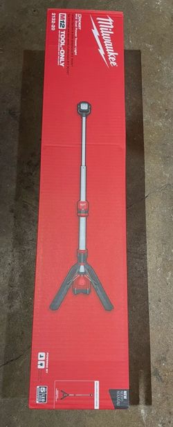 Milwaukee M12 12-Volt Lithium-lon Cordless 1400 Lumen ROCKET LED Stand Work Light (Tool-Only)