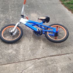 White Blue Orange Bike