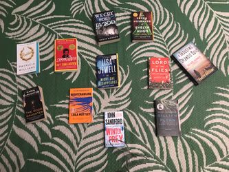 Lot of 10 Paperback Books Mixed Fiction