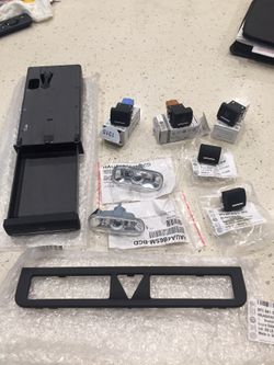 OEM Audi A3 dash trim pieces and buttons
