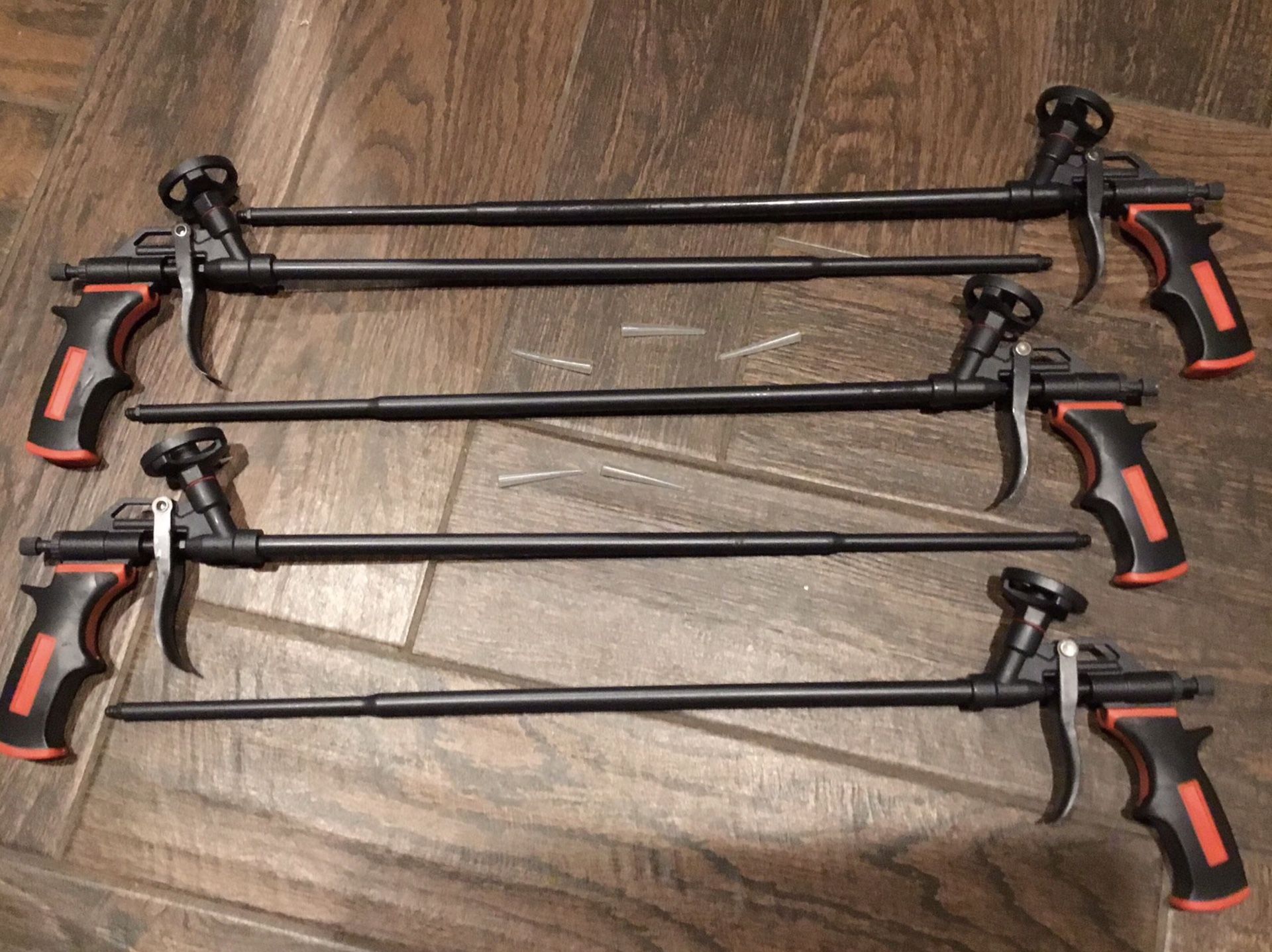 Six 25” Long Professional Teflon Polyurethane Spray Foam Gun PU Insulation