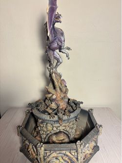 Franklin Mint Michael Whelan's Dragon Fountain MIB - RARE