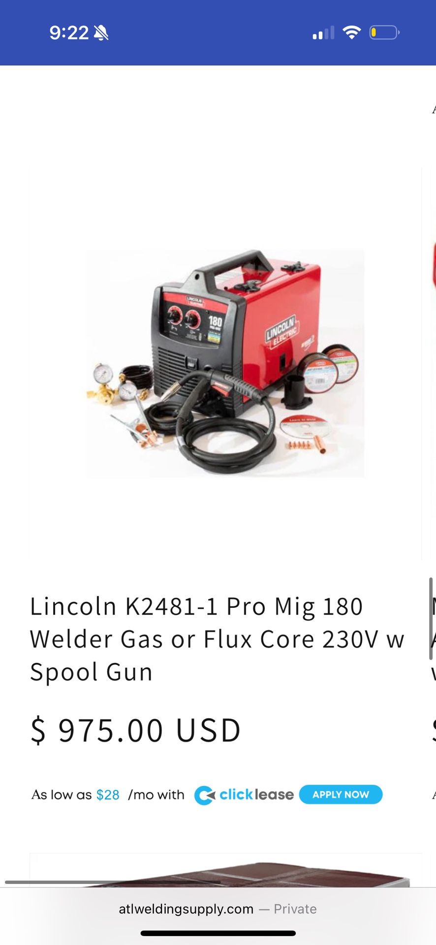 Lincoln Welder