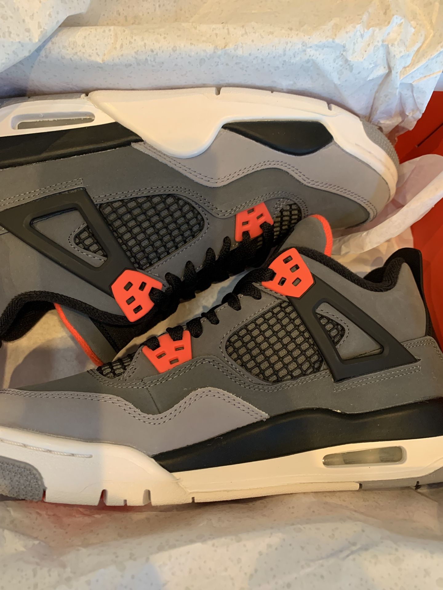 Jordan 4- Infared-Grade school Sizes-(4,4.5,5,5.5,6,6.5)-$175