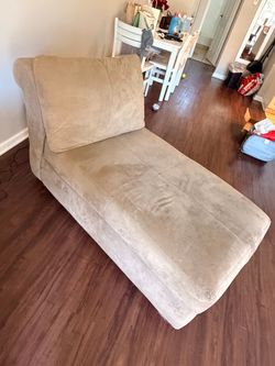 Tan large chaise
