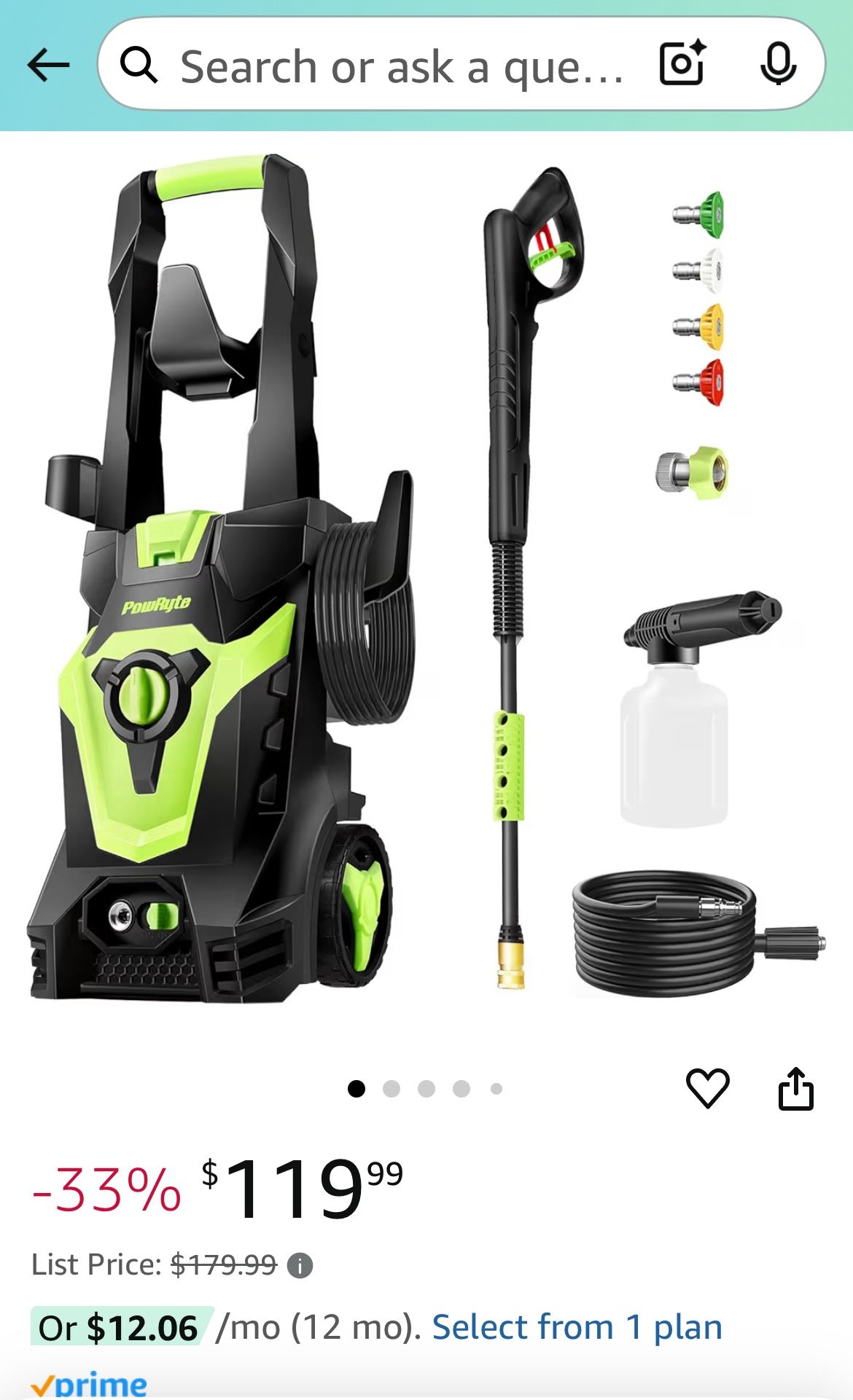 Pressure Washer - Electric