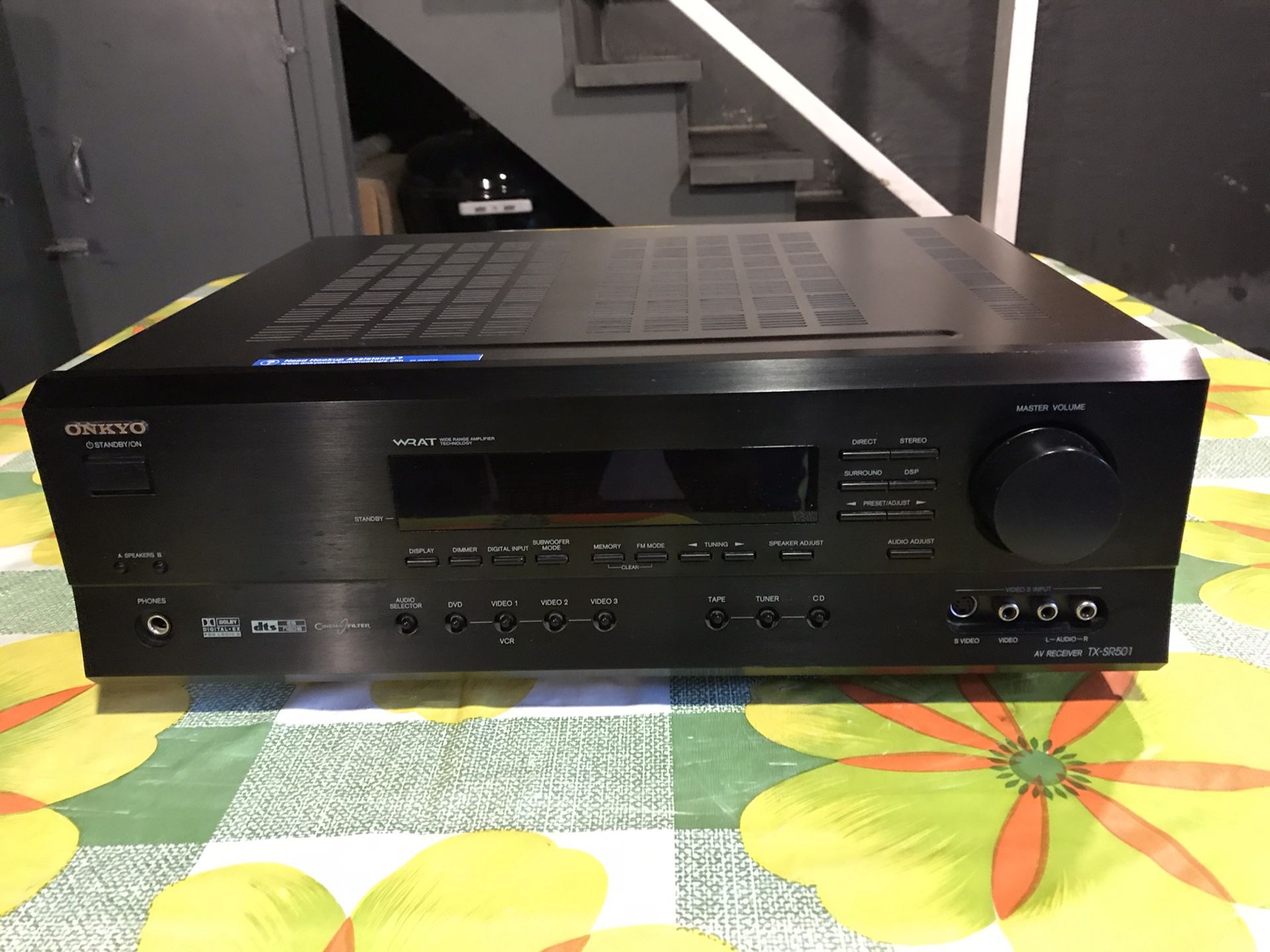 ONKYO TX SR501 6.1 Home Theater Audio Video Receiver Amp Amplifier