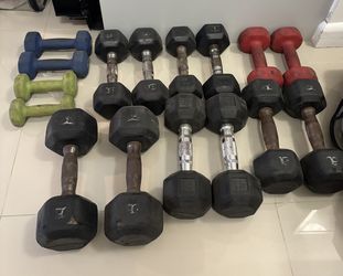 Lot Of Dumbbells Selling $1 x 1lb
