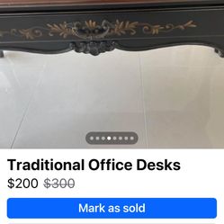 Antique Desk For Sale $200