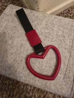 Decorative Red Heart Car Pull