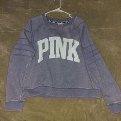 PINK Sweatshirts Blue & Purple 