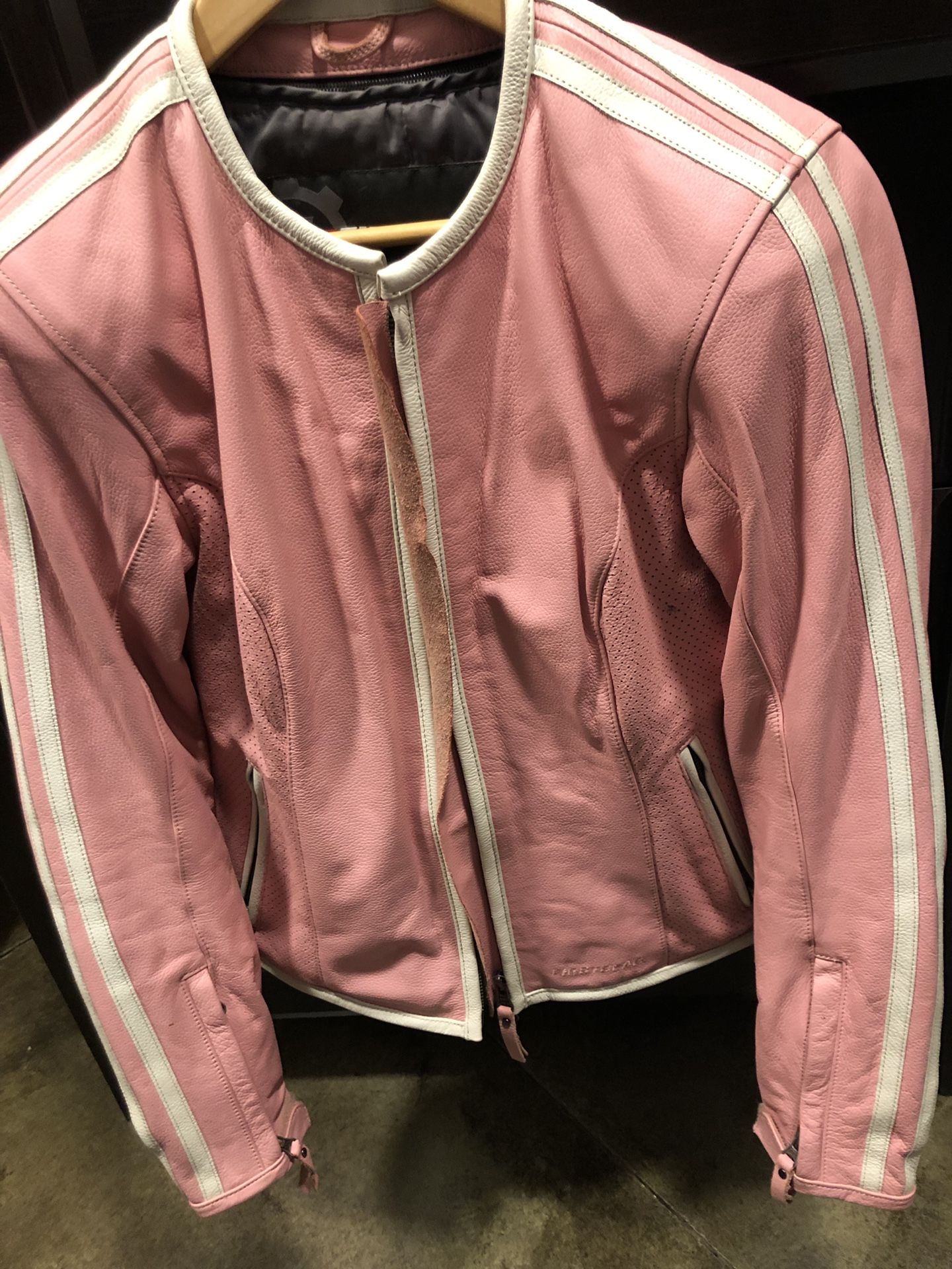 Women’s First Gear leather riding jacket size medium