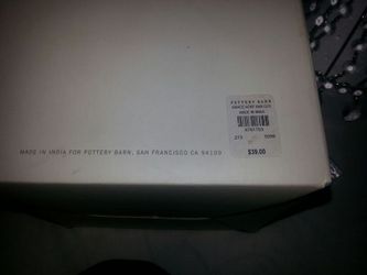 Gracie accent lamp shade from pottery barn.