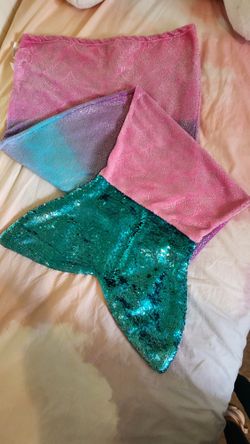 Flip SEQUIN Mermaid Tail Blanket Large