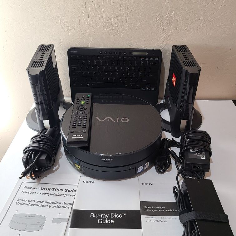 Sony Vaio VGX-TP20 SERIES Personal Computer With Windows 10, Cable