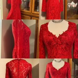 Red Wedding Dress 