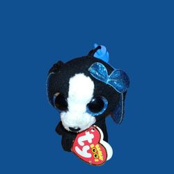 Ty Beanie Boos Clip On Tracey The Dog