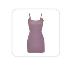 Skims Plum Purple Fits Everybody Slip Dress NWT Size Large 