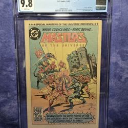 Masters Of The Universe Promotional Supplement 1982 CGC 9.8 WP Special MOTU Preview