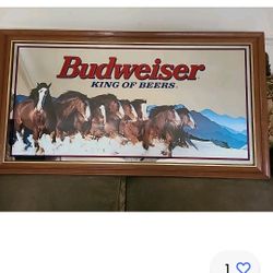 Budweiser Mirror Perfect For Man Cave