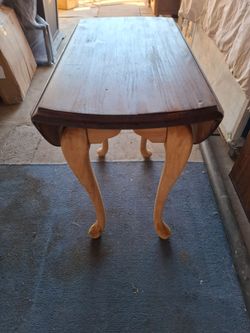 Solid wood table made in U.S.A.